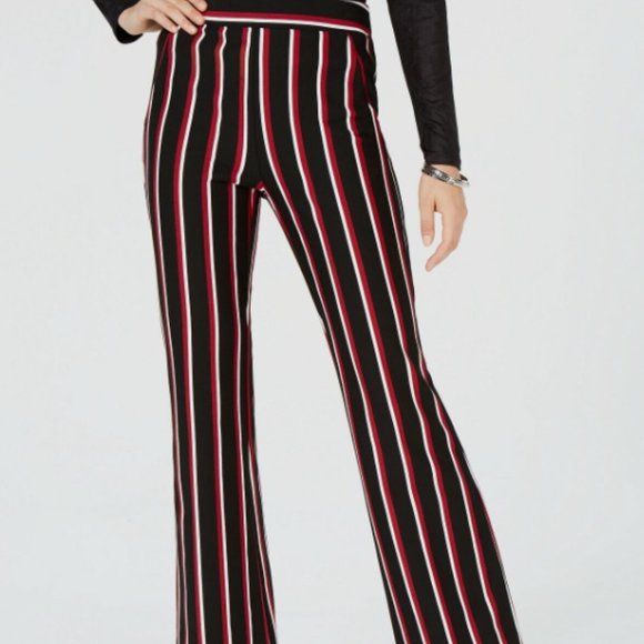 I.N.C. Striped Ponté-Knit Pants - Picture 1 of 3